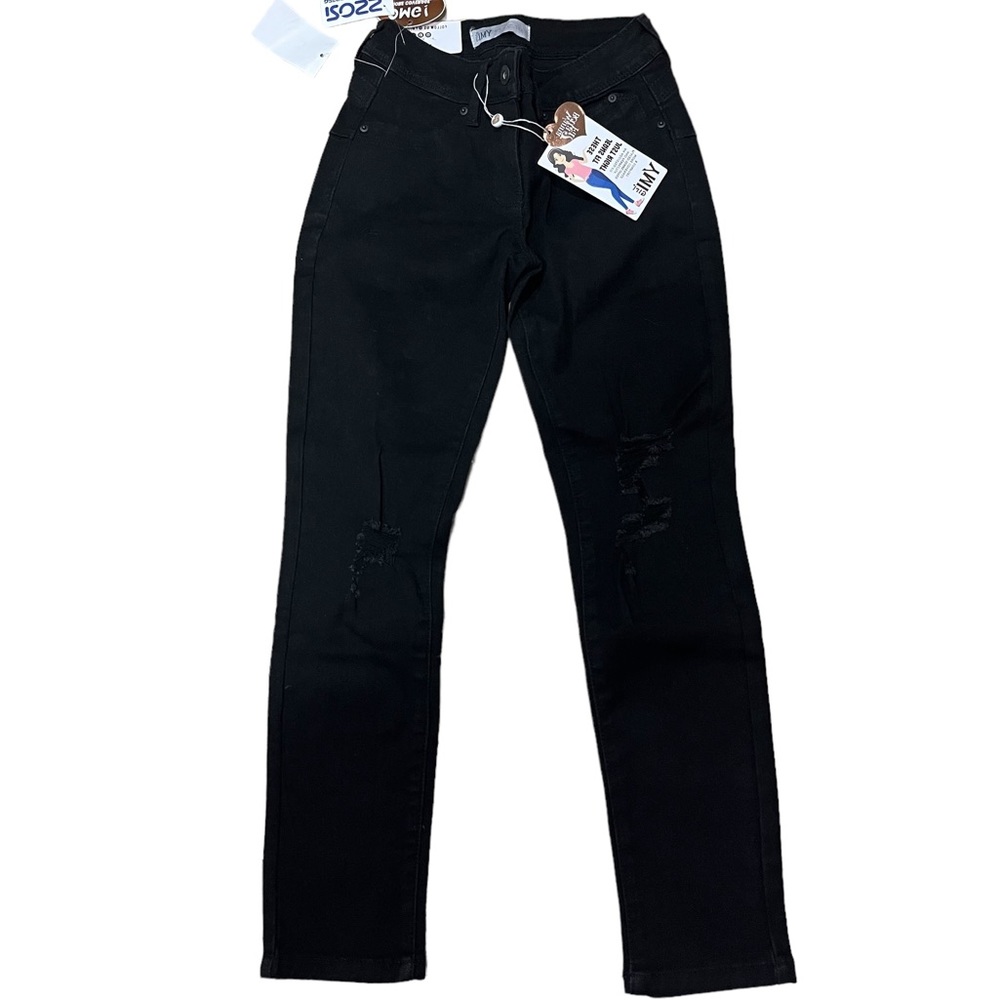 YMI- all black, holes, Skinny Jeans- Size: 10 NEW